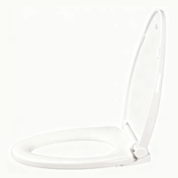 Sièges de toilette ronds OEM/ODM à fermeture douce pour lavabo et toilettes, couvercles de toilettes pour salle de bain