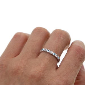 Platinum Plated Lucky <strong>Evil</strong> Shape <strong>Eye</strong> CZ Eternity Engagement <strong>Ring</strong> Trendy Cute Lovely Girl Women Zirconia Band Finger <strong>Rings</strong> - Product Image 3