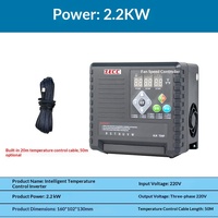 Convertisseur de fréquence Zechengchuan ZECC-200 pour ventilateur triphasé, variateur de vitesse pour ventilateur à pression négative, modèle compact 380V