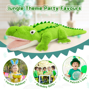 Cojín de Peluche de Cocodrilo Verde Premium Grande de 130 cm, Cojín de Suelo Extra Suave y Esponjoso <span class=keywords><strong>para</strong></span> Sala de Estar, Dormitorio, Oficina, Decoración de Habitaciones - Product Image 4