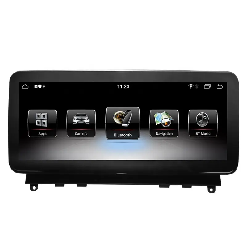 10.25 inch với Carplay xe thông minh điều hướng trung tâm Xe điều khiển màn hình lớn cho Mercedes Benz C Class 2007-2010