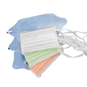 หน้ากากอนามัยแบบใช้แล้วทิ้งที่มีชีลด์3ชั้นพร้อมสายรัดตาได้รับการรับรอง CE/ISO - Product Image 2