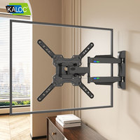 Support mural articulé pivotant KALOC X4 pour téléviseur, extension de support de télévision, inclinaison 35-55, support mural universel VESA, support de télévision rotatif