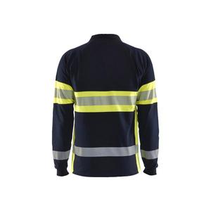 BLAKLADER - 343817418933XL Polo Hi Vis Multinorm à manches longues Bleu marine/jaune-VÊTEMENTS DE TRAVAIL RÉSISTANTS AUX FLAMMES EAN 7330509891292 - Product Image 2