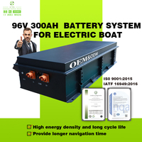 เครื่อง IP67แบตเตอรี่สำหรับเรือยอชท์40kWh 400Ah 300Ah 96V CTS แบบกันน้ำได้สำหรับเรือยอชท์