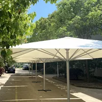 Sunbrella guarda-chuva do sol personalizado, comercial de alta qualidade resistente ao ar livre tamanho grande
