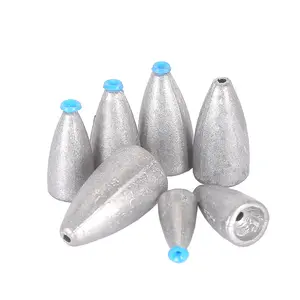 Outdoor Fishing lead Bullet Fishing Sinkers Flipping weight for freshwater saltwater fishing