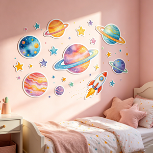 Pegatinas de Vinilo Personalizadas, Resistentes al Agua, Autoadhesivas, Impresas, <span class=keywords><strong>para</strong></span> Decoración del Hogar, Dormitorio y Armario - Product Image 4