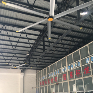 מאוורר תקרה HVLS גדול 5.0 מ' (16FT) זרימת אוויר עם מנוע PMSM תחזוקה ללא תשלום לאוורור קירור אוויר - Product Image 5