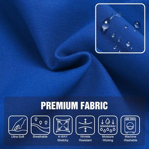 Women's V-Neck Scrub Top <b>4</b> Pocket Premium Stretch Medical Uniform Hospital Workwear Blue - Product Image 4