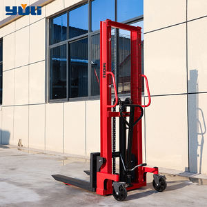 Apilador Manual de Palés Yuli de 1 Tonelada, Operado Manualmente, Hidráulico, Elevación de 1.6 m, Apilador de Palés, Carretilla Elevadora - Product Image 4