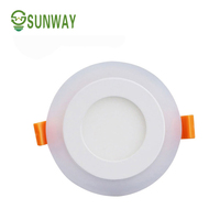 Panneau lumineux LED rond bicolore 6w 9w 16w 24w CE RoHS