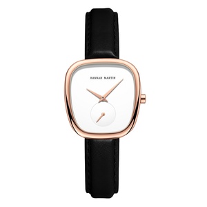 Nuevo reloj de mujer con esfera tonneau en oro rosa, a la moda, informal, de negocios, de acero inoxidable, resistente al agua, analógico, de cuarzo. - Product Image 3