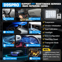 Upgrade XTOOL D9SPro Car Diagnostic Tools Online Programming Key Programming Active Test 45 Services CAN FD DoIP Car Scanner