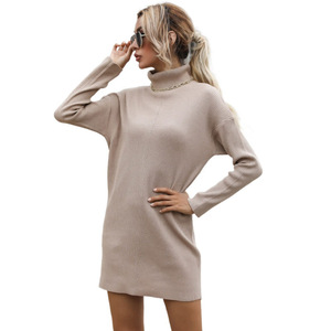 Venta caliente Sexy cálido invierno largo tejido transpirable suéteres de las mujeres - Product Image 6