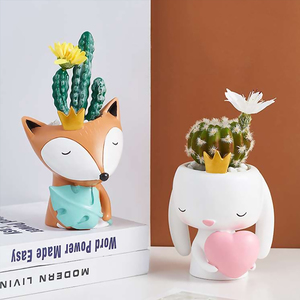 Vaso per Piante Grasse <span class=keywords><strong>in</strong></span> <span class=keywords><strong>Resina</strong></span> a Forma di Animale Cartone Animato, Vaso <span class=keywords><strong>da</strong></span> <span class=keywords><strong>Fiori</strong></span> Carino per Decorazione Casa e Giardino, Vendita all'Ingrosso - Product Image 3