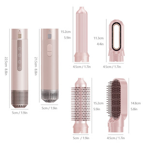 Secador de Pelo 5 en 1 de 1000W, Cepillo Estilizador de Aire Caliente, Plancha, Rizador, Peine Estilizador, Fácil de Usar en Viajes - Product Image 6