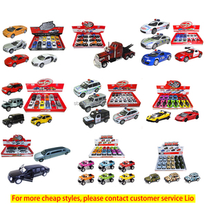 Lila hellblau Auto Diecast Oldtimer Spielzeug im Maßstab 1:32 Pull Back Classic Model Toy - Product Image 5