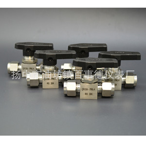 Vanne à boisseau sphérique en acier inoxydable 304 de style américain, DN8mm, raccord à double compression à trois voies, vente en gros d'usine - Product Image 5