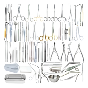 Juego de Instrumentos Quirúrgicos Premium Reutilizables de Acero Inoxidable, Herramientas Médicas Hechas a Mano, Proveedor Mayorista - Product Image 1