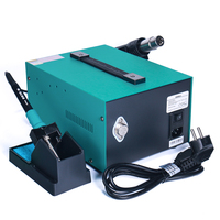 Station de Retravail YIHUA853D 1A pour Réparation de Cartes de Téléphones Mobiles, Alimentation BGA 3-en-1, Pistolet Thermique, Soudage et Dessoudage