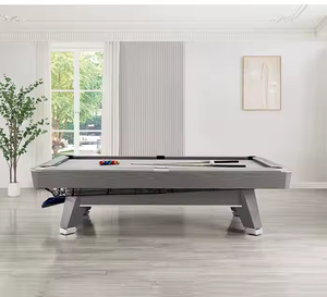 Table de billard américaine grise STELLARWAY modèle 8 pieds 9 pieds 2,5 cm SLATE K55 <span class=keywords><strong>coussin</strong></span> prêt à l'emploi, ensemble complet pour les entreprises et la maison - Product Image 3