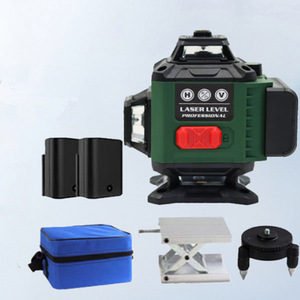 Laser Level Professional 16 Lines Green Light Automatic Leveling With Tripod And Case For Construction - Product Image 1