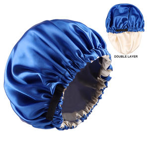 BESTELLA Premium <span class=keywords><strong>Satin</strong></span> Soie <span class=keywords><strong>Cheveux</strong></span> <span class=keywords><strong>Bonnet</strong></span> Multicolore Réglable Double Couche Bande Élastique pour Quotidien Bouclés <span class=keywords><strong>Cheveux</strong></span> Soins En Gros - Product Image 5
