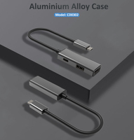 Hub USB 3.0 de Diseño Ultra Delgado de Fábrica, 3 Puertos, Tipo C, 3 en 1, PD3.0, Estación de Acoplamiento HDTV, 1 Pieza, Muestra Gratis Disponible