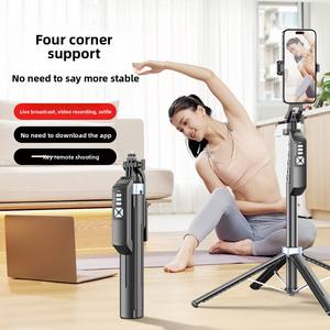 10-дюймовый съемный Штатив для <span class=keywords><strong>Bluetooth</strong></span> P19TK, селфи-палка, светодиодное кольцо, 1,77 м, штатив для потоковой передачи видео игр, отслеживание лица - Product Image 6