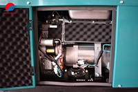 12 kW 15 KVA dreiphasiger leiser schalldichter Windhaldach mit Luftkühlung tragbarer Dieselgenerator-Generator-Set