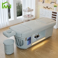 Bac à Shampoing de Salon avec Vasque, Fauteuil Lave-Tête Électrique, Pédicure, Lit de Spa Japonais pour la Tête