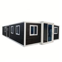 Offre Spéciale : Maison Conteneur Extensible et Respirante de 40 pieds avec 74 m² de surface habitable, 2 Chambres, Idéale pour Villa Extérieure, Installation Rapide