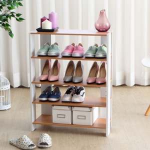 Meuble moderne en bois à 4 niveaux-pour livres, plantes, décorations, usage domestique/bureau, prix de gros - Product Image 2