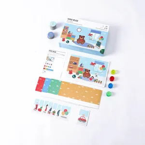 Mais novo Top Quality Reciclar Custom Kids Brinquedos Tabela impressão preço barato Board Game fabricante