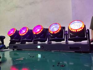 <strong>Tornado</strong> 5*120W RGBW Warm White Beam Zoom Moving Head Light, Suitable for Stage Bars Weddings DJ Parties with Wash Wave Effects. - Product Image 5