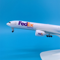 Échelle 20cm FedEx Express B777F Air Cargo Diecast Alloy Avion Model Customizable Livery OEM for Freight Logistics Companies