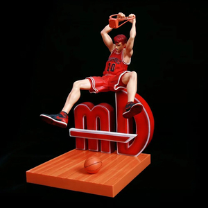 ของเล่นเรซิ่น PVC แอคชั่นและของเล่นคุณภาพสูง38ซม.,เซียงเป่ยเสือห้าตัวส่งกำลังไปข้างหน้าสแลมดังค์ตัวเลขอนิเมะ <span class=keywords><strong>Sakuragi</strong></span> <span class=keywords><strong>Hanamichi</strong></span> - Product Image 6