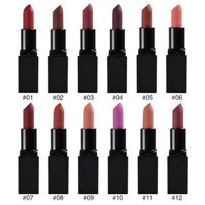 Beauty Lipstick Manufacturers Cosmetics Long Lasting Smooth Vegan Cosmetic Waterproof Matte Lipstick Stick