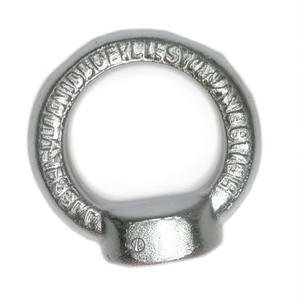 Perno de ojo galvanizado hembra DIN 582 C15e de acero con certificación CE, accesorios para elevación y anclaje - Product Image 2