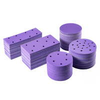 Disques abrasifs en céramique Lionwham, grain 120/40, auto-adhésifs, multi-perforés, auto-lustrants pour métal et bois (100-180 mm, papier/polyester)