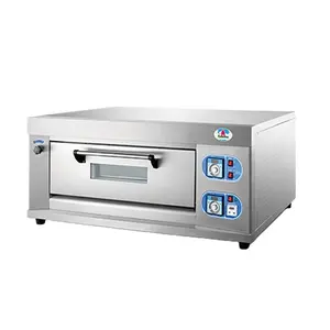 Oven Gas Deck Komersial Hotel Peralatan Dapur Toko Roti Oven Profesional untuk Memanggang
