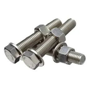 Carbon Steel Fasteners Imperial Din933 Hex Bolts Boulons 10.9 12.9 Grade 5 8 8.8 Steel Galvanized M5 M6 M8 M12 Din 933 Hex Bolts
