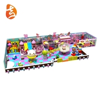 Candy Series Lembut Bermain Nakal Castle Anak-anak Komersial Peralatan Bermain Indoor Harga