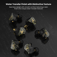 Écouteurs intra-auriculaires filaires QKZ Kaiser avec double transducteur dynamique de 10 mm, son haute fidélité, basses profondes pour audiophiles, musique et jeux