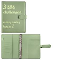 Reliure d'épargne Green 3-Challenge, suivi d'épargne de 100 jours de 5 050 $