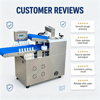 Máquina de Prensado de Masa de Acero Inoxidable con Autocirculación, Equipo Laminador de Masa para Taller de Dim Sum