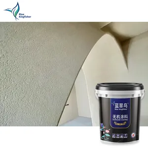 Blue Kingfisher China Water Based Wall Acrylic Roof Waterproof Floor Powder Inorganic Fireproof Fire Retardant Coating Paint