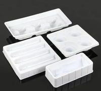Insert de plateau en plastique multi-fentes, forme de cavité personnalisée pour jouets, artisanat, doublure intérieure de petite boîte cadeau, accessoire pour emballage de cadeaux de vacances