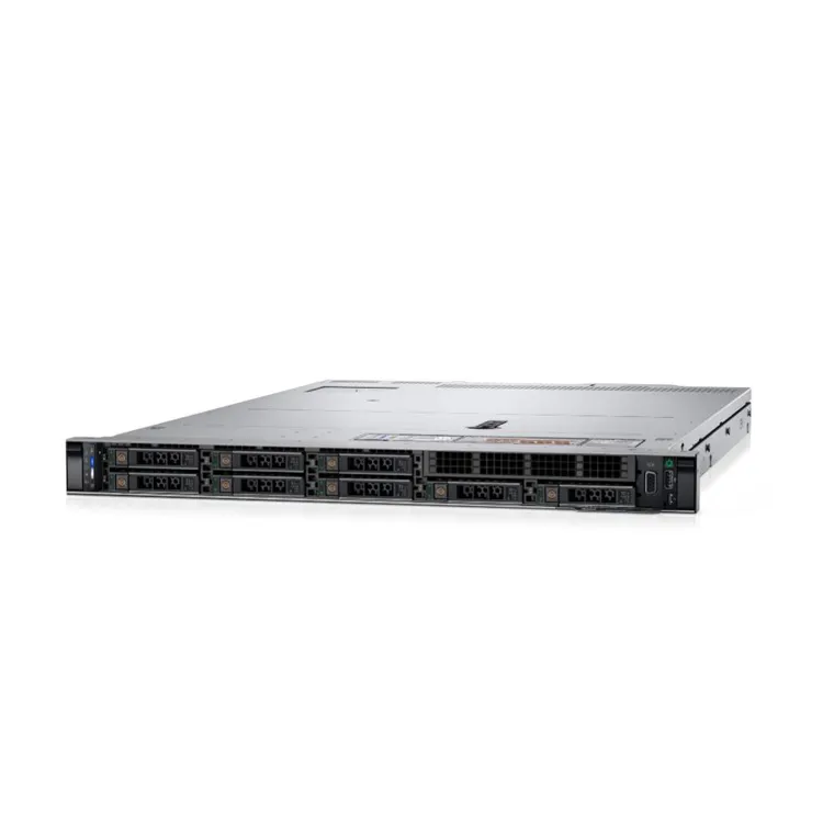 Servercomputer 100% Nieuwe Gelicentieerde R450 1u Rack-Gebaseerde Basiscomputerserver R450 Poweredge-Server